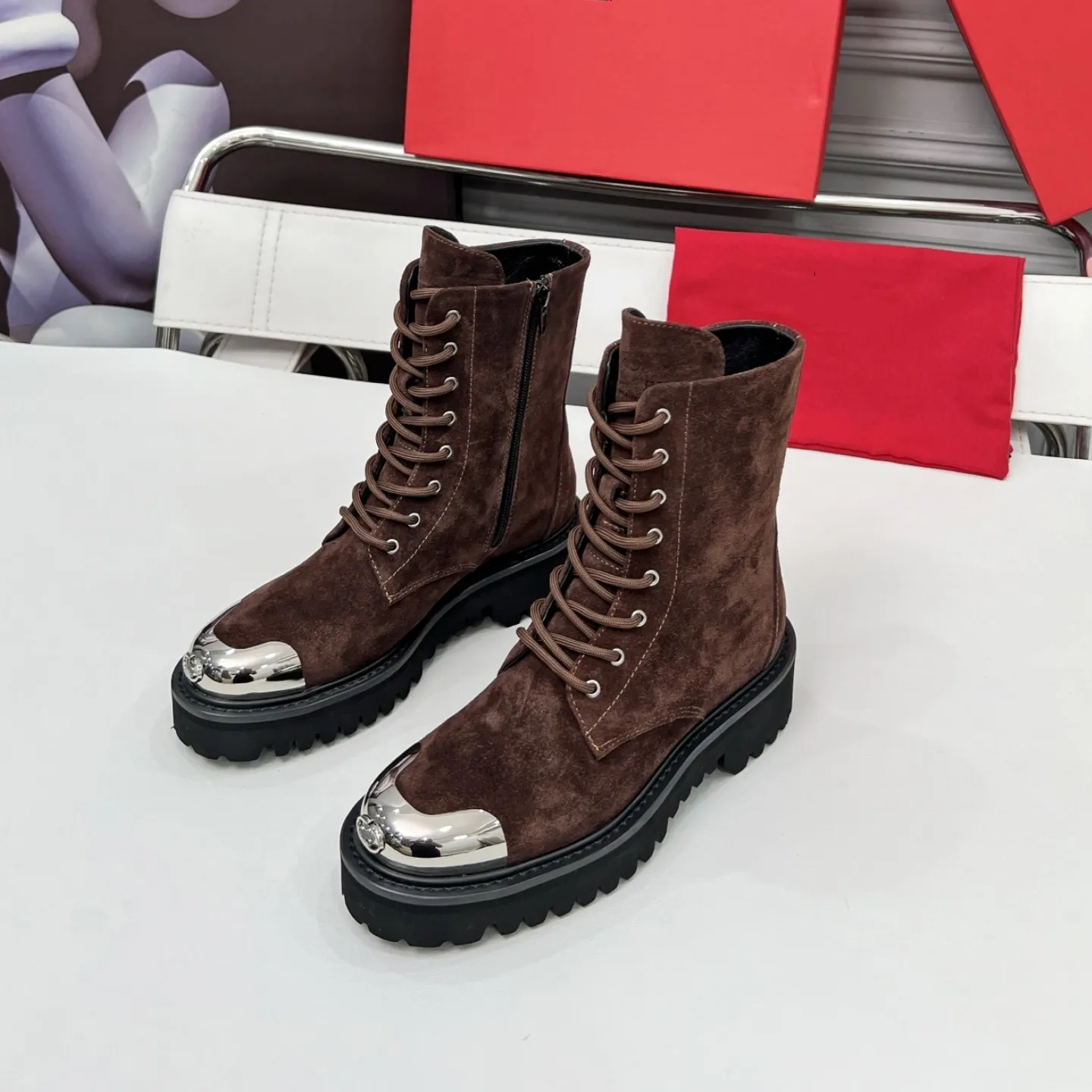 Randonnée de mode Snow Boot hiver de haute qualité Botte de botte de bottes de créateur noir de haute qualité