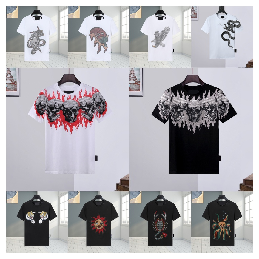 Men de créateur T-shirt Vintage Ripped Hip Hop Streetwear pour les couples Tredy plus taille T-shirt avec broderie Fashion décontractée graphique