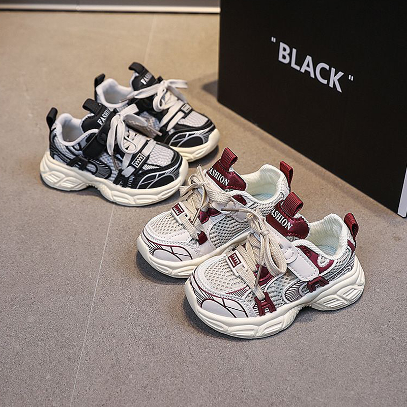 Kids Sneakers Spring Summer Autumn Boys Fashion Casual Sports Running Kidszworld Trainers Girls Breathable Soft Sole Toddler Shoes Size 21 - 30 K071