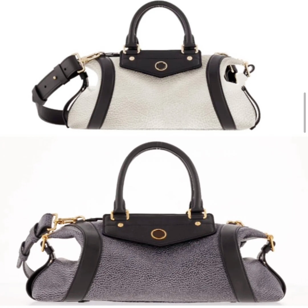 Womens mens Circle nano biker motorcycle Bag Designer Shoulder bag Luxury Tote handbag canvas Leather Crossbody Travel bag Classic Top handle pochet
