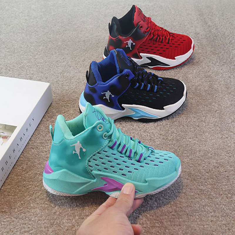 Chaussures de basket-ball pour garçons Bounquettes à semelle souple Sneakers décontractés Kidszworld pour tout-petit Kids Running Shoes Trainers