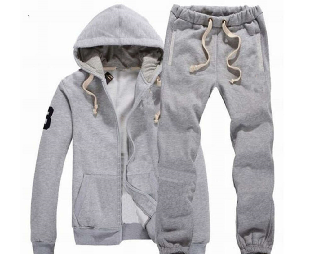 2025 Nouvelle hommes de sport pour hommes costumes sportifs sweat-shirt et joggers pantalons set big horse polo hombre pullor sweat sweat à sweat