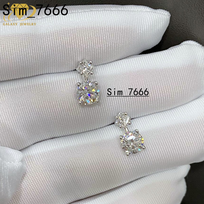 Custom Jewelry Lab Grown Diamond Earring Pass The Diamond Tester IGI Certificate Diamond Earring For Gift