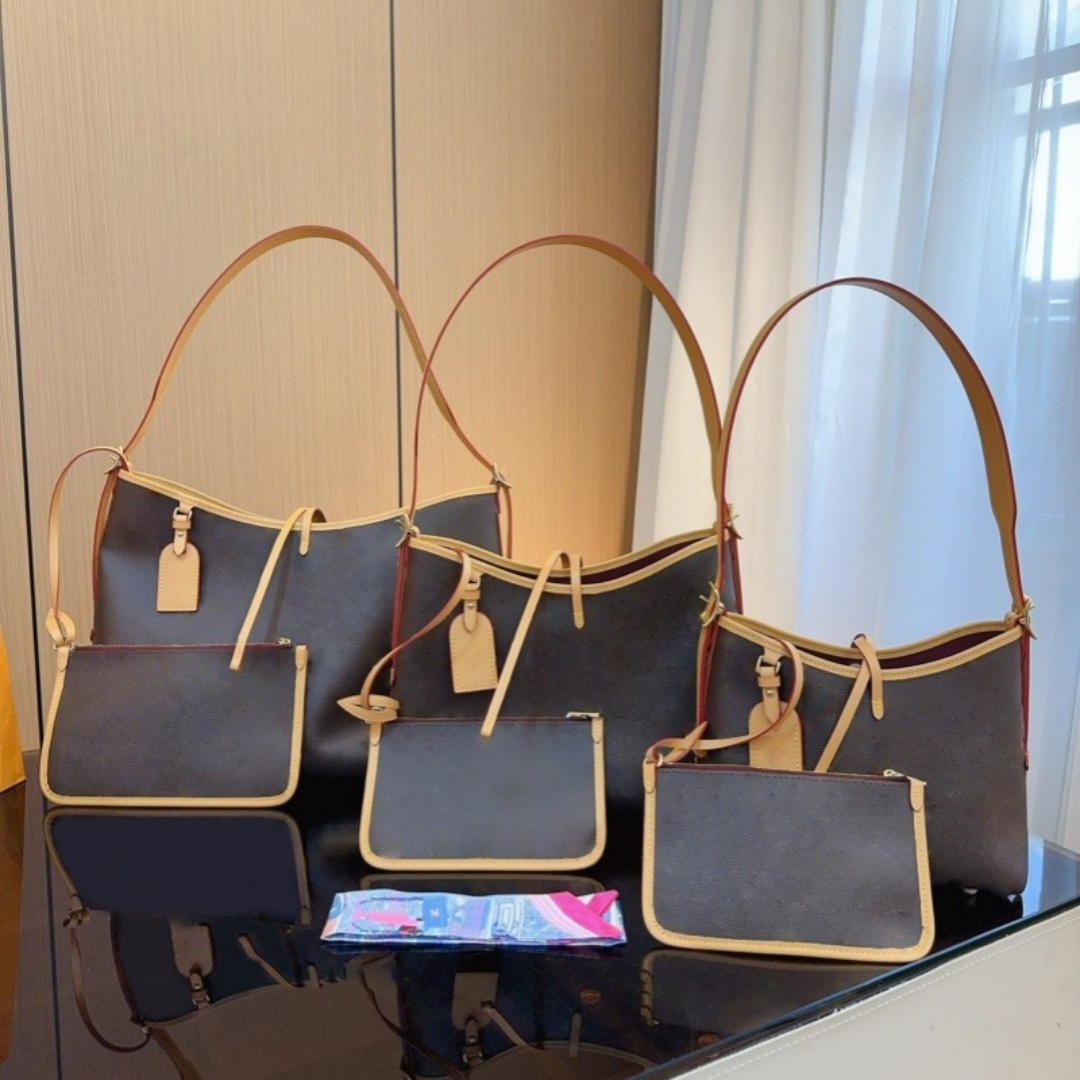Luxury Designer Totes Large capacity Handbag Women sac luxe Shopping Bag Leather Shoulder bags sleek design Crossbody Purse Satchel