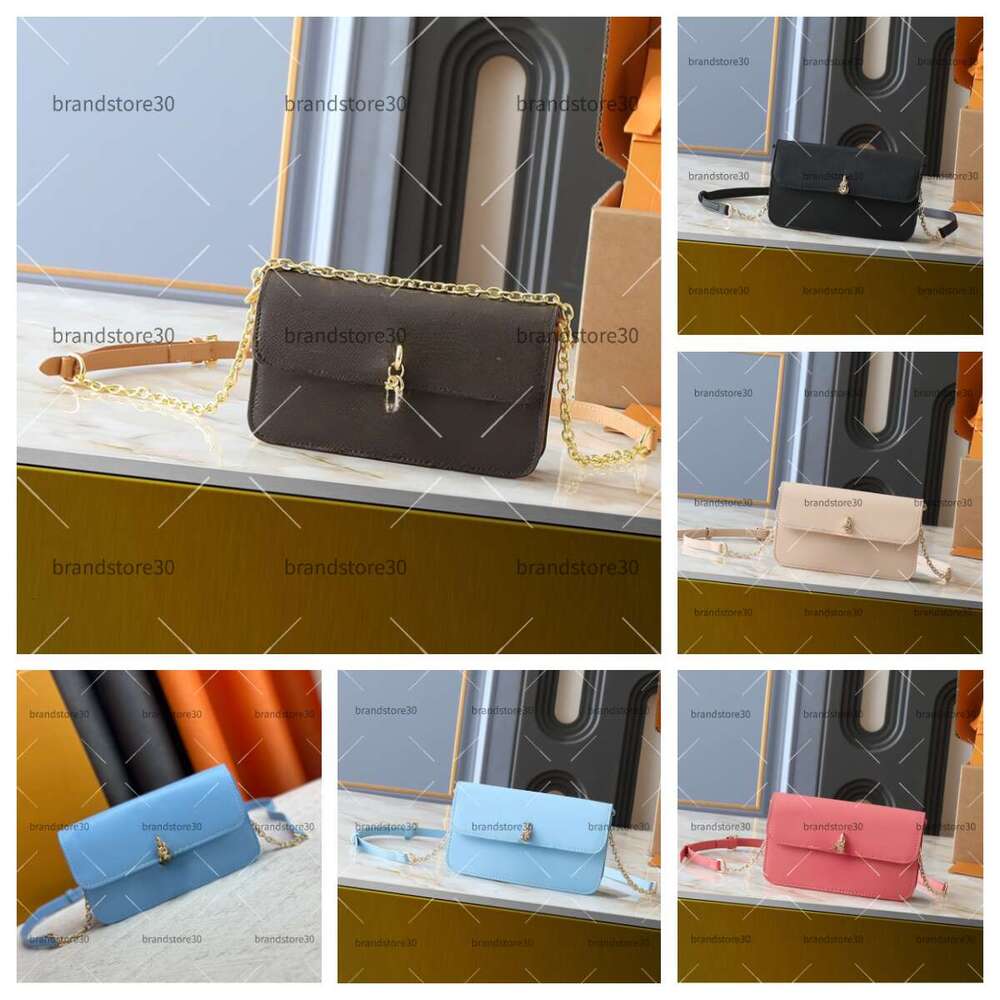 2025 New Designer Wallet Hot Selling High Quality Women's Bag Wallet On Chain Handbag Bloom Luxury Bag Top notch Wallet Leather Underarm Bag