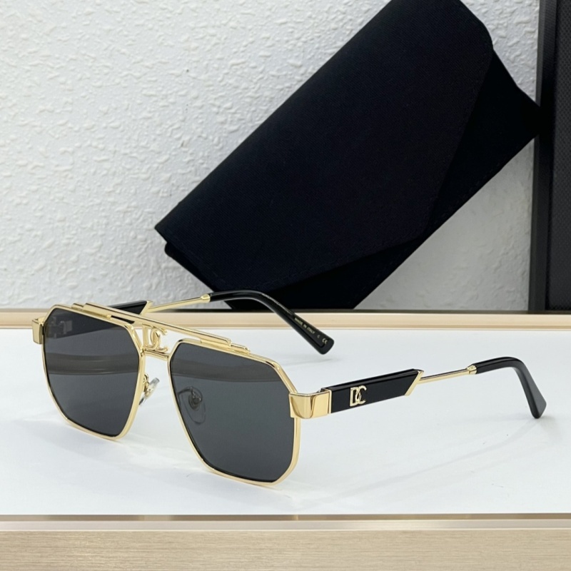 Lunettes de soleil de créateurs de qualité supérieure DG2294 Fashion Metal Frame Shades UV400 Classic Luxury Brand Sunglasses For Men Women Drvin