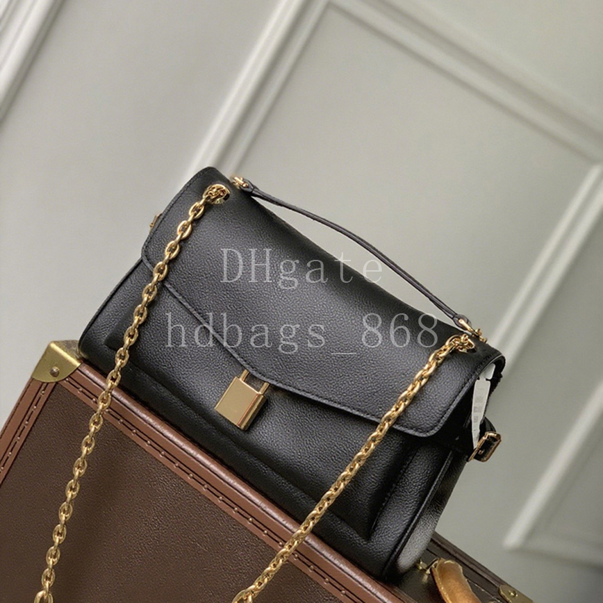 Mirror quality Designer Flap bag Handbags Messenger bag Luxury Crossbody bag Shoulder bag Calfskin Leather Fashion Chain bag 29.5cm With box LA06A1