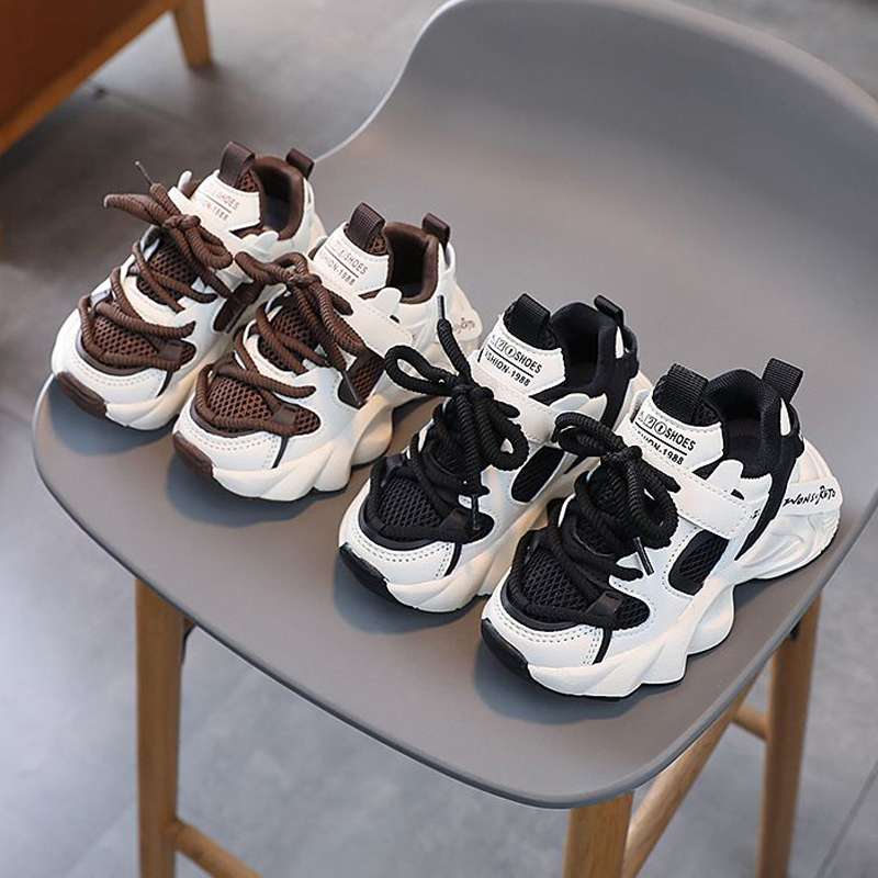 Chaussures en maille pour bébés garçons et filles, espadrilles décontractées antidérapantes, chaussures de Sport pour jeunes enfants, tailles 21
