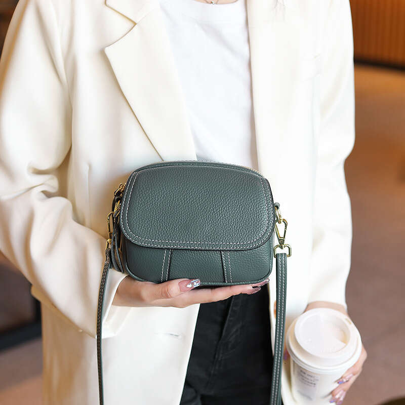 Genuine Leather Women's Mini New Fashion Versatile Handbag Ladies Shoulder Crossbody Small Bag