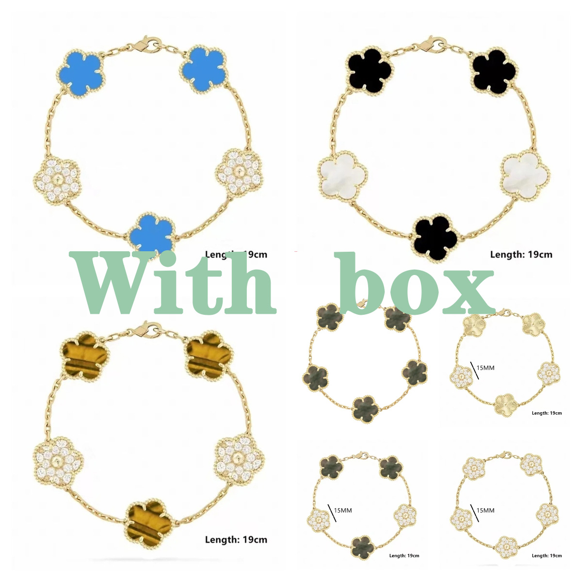 bracelet designer jewelry designer bracelet women High quality jewelry with box Made of stainless steel agate Gifts to your lover's mother desi