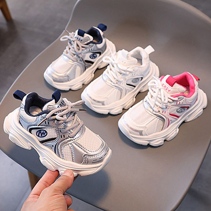 Toddler Sneakers for Boys Girls Outdoor Mesh Shoes Lightweight Kids Sport Running Kidszworld Non-slip Children Trainers Shoes Sizes 21 - 30 K0333
