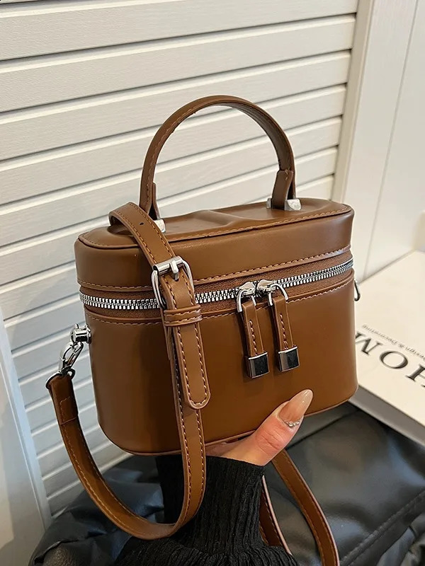 Mini Box PU Leather Crossbody Bag for Women Cute Summer Shopper Girls Shoulder Handbag 250815