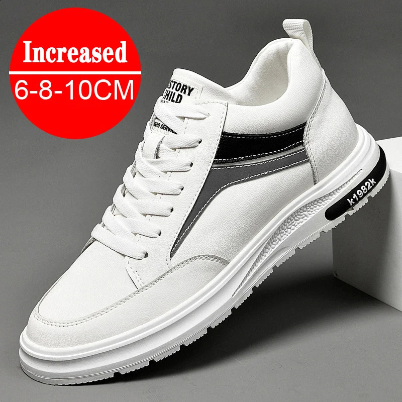 Sneakers de mode Chaussures d'ascenseur HEETHERAUX CHAUSSIONS CHAUSSIONS pour les hommes intimes 8/10 cm Sports Saisir chaussures hautes chaussur