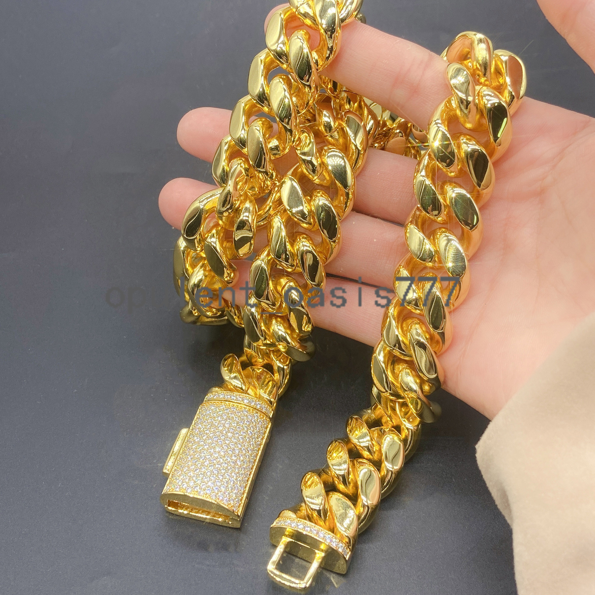 Cuban Link Chain Moissanite Necklace Bracelet 925 silver 925 silver 925 Sterling Silver 12mm 14mm Hiphop Geometric Round Brilliant Cut