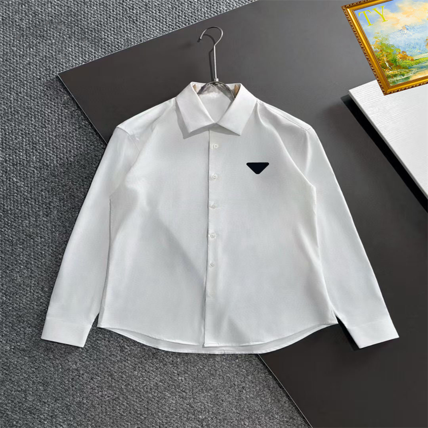 luxury designer men's shirts fashion casual business social and cocktail shirt brand Spring Autumn slimming the most fashionable clothing Size