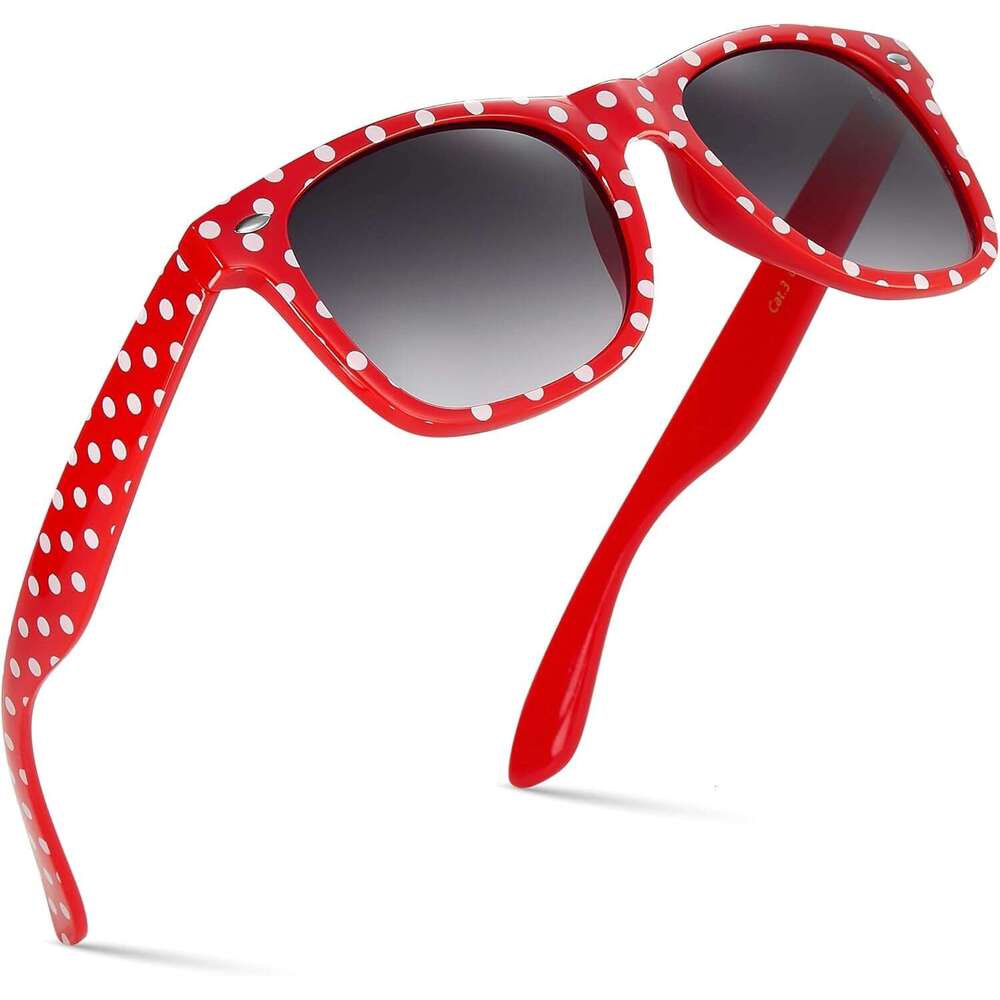 Polka Dot Vintage Fashion Sunglasses for Women UV400