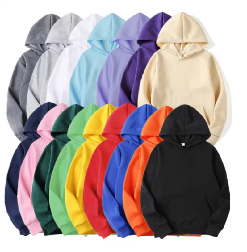 Fashion Mens Womens Hoodies Spring Autumn Winter Casual Hoodies Sweatshirts Men Tops Solid Color Hoodie Sweatshirt Male 250815