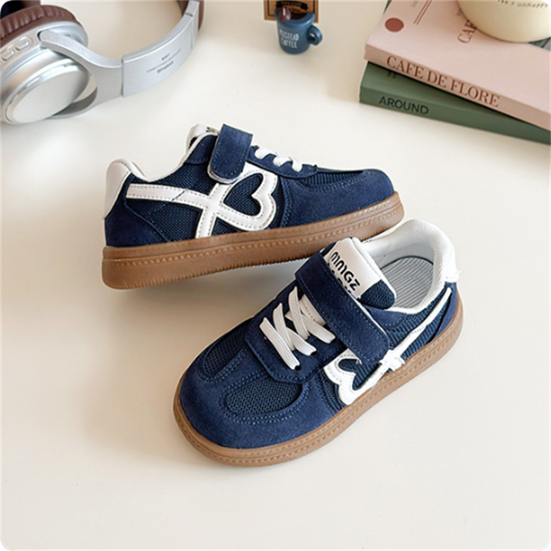 Autumn Winter Kids High-top Sneakers Fashion Boys Girls Shoes Breathable Sports Running Shoes Lightweight Children Casual Walking Shoe