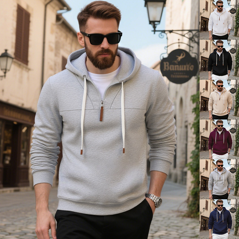 Sweat à capuche de créateur unisexe à sweat à sweat à zip bordé de toison en talent surdimensionné de taille européenne S-3xl