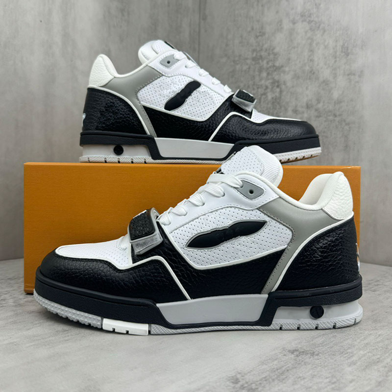 Fashion Designer Women Men Sneakers Board shoe seriesClassic New Style Design Top Leather Made Upper Breathable Couples Comfort Casual Shoes
