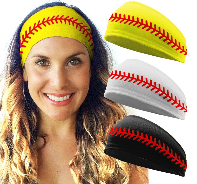 headbands wide solid color baseball Pink Sprinkles Ice Cream Cone Headband drip softball
