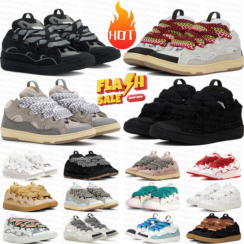 with box designer sneakers curb shoes mens womens dress curbs trainers triple black white red vintage pink luxury platform chaussures