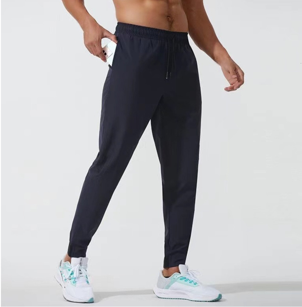 2025 Mens Jogger Long Pants Sport Yoga Outfit Quick Dry Drawstring Gym Pockets Sweatpants Trousers Casual Elastic Waist Fashion ptmw hbzx