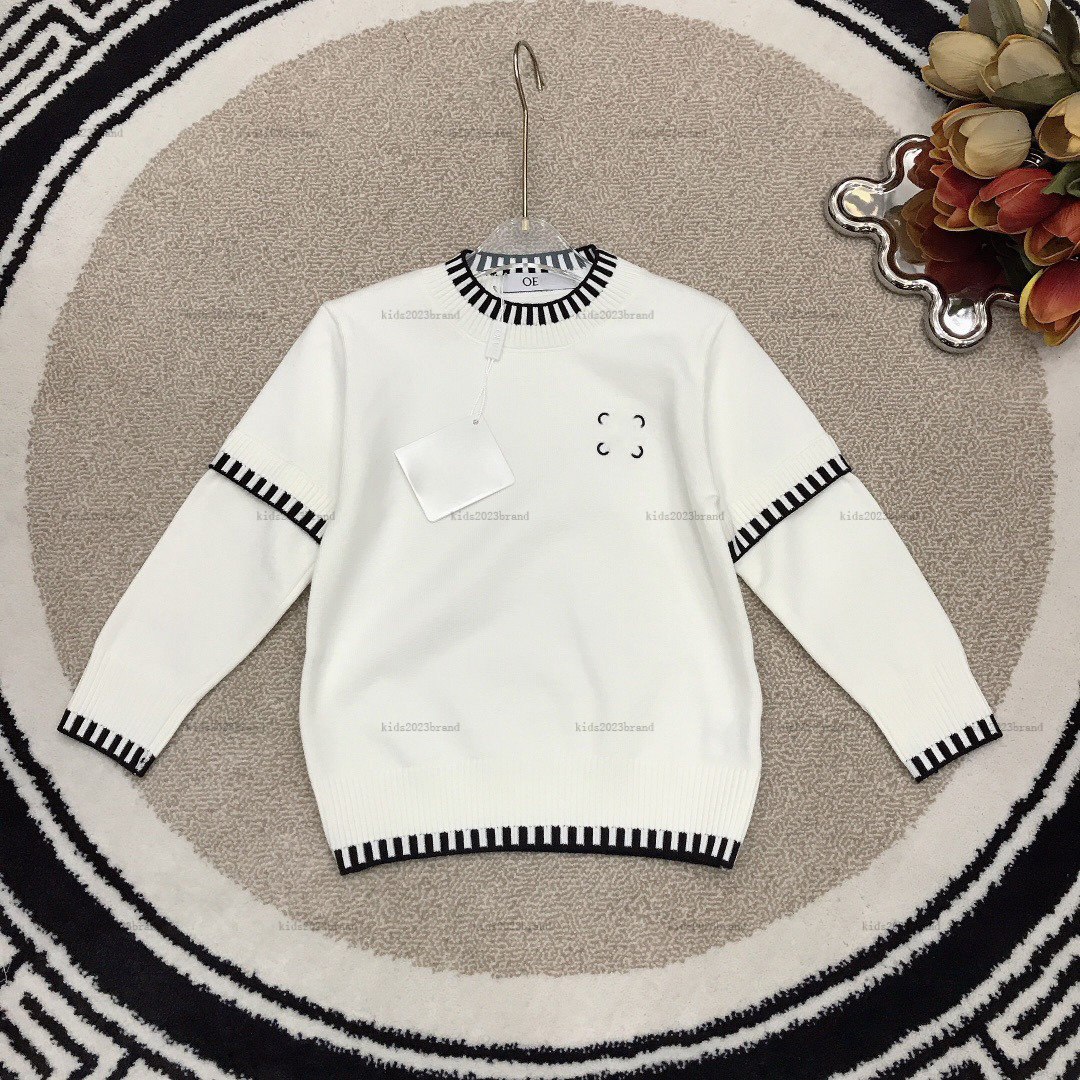 Nouveau pull en tricot en tricot automne enfant pulvérisant pour enfants vêtements de créateurs veste garçons veste sans couture de conception de