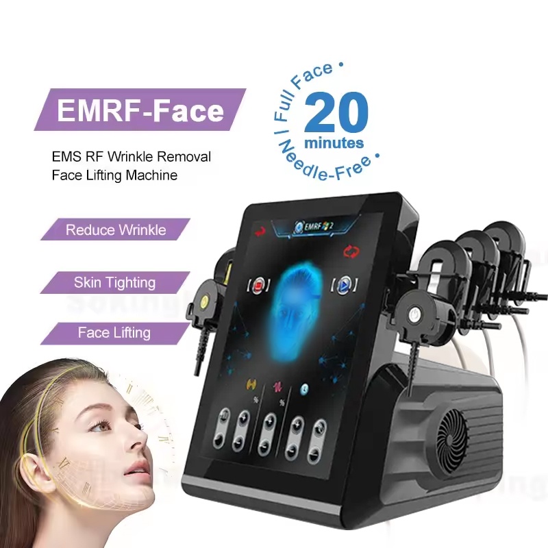 Face Sculping Supplies EMS Machine Face Toning Device avec des coussinets de stimulation électrique pour soulever la peau