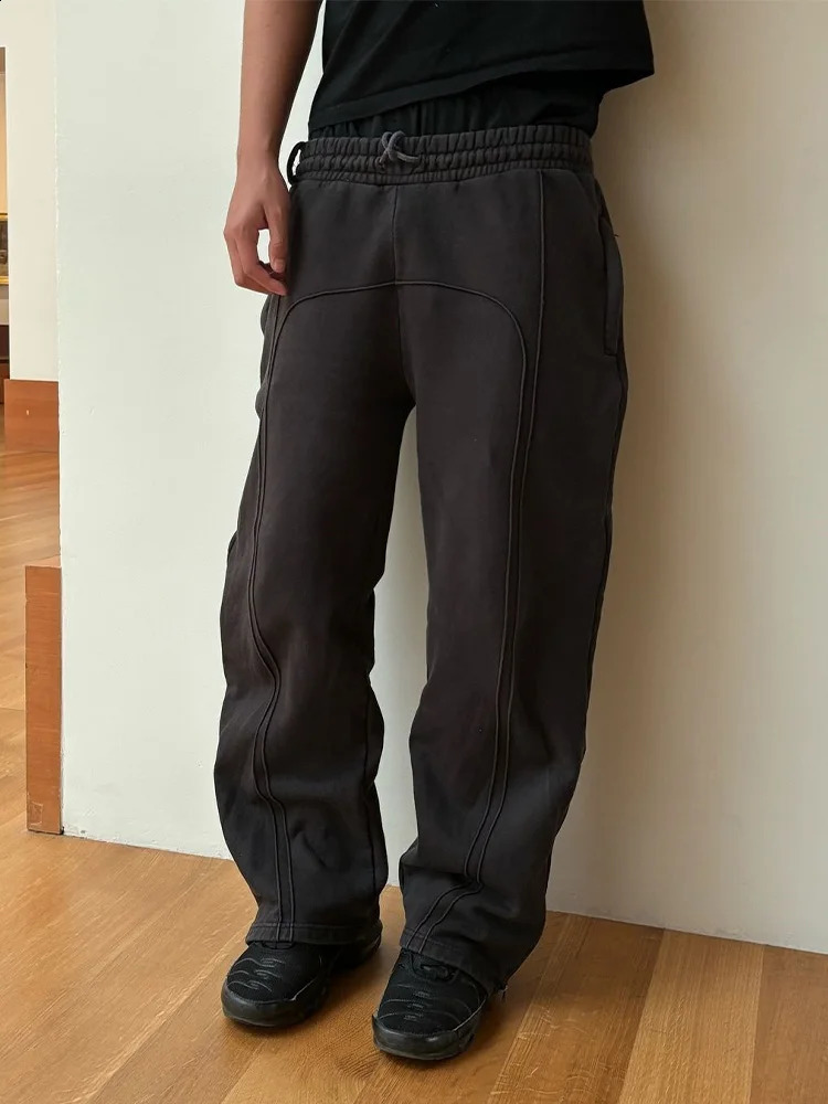 AutumnWinter Y2K Sweatpants EMO Mens Pants Fitness Fashion Trend High Street Casual 250801