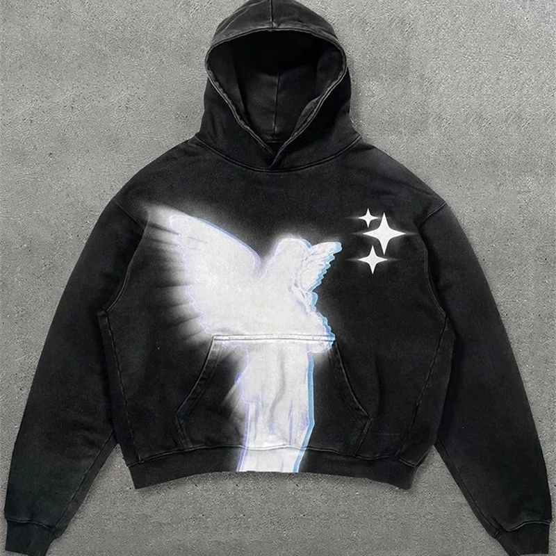 Harajuku Oversized Letter Hoodie Streetwear High Quality Vintage Street Sweatshirt Goth Y2k Men Clothing 250808