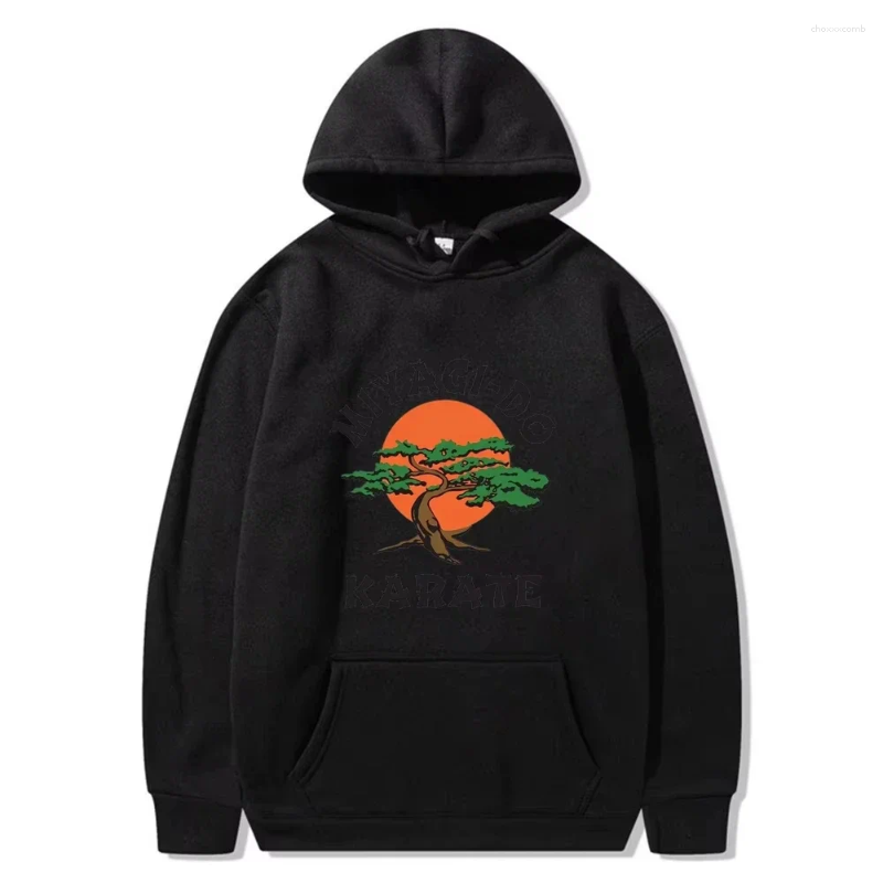 Sweat-shirt à imprimé graphique pour hommes Unisexe Streetwear Pullover Men Miyagi Do Karate Hoody Sudaderas Japanse Harajuku