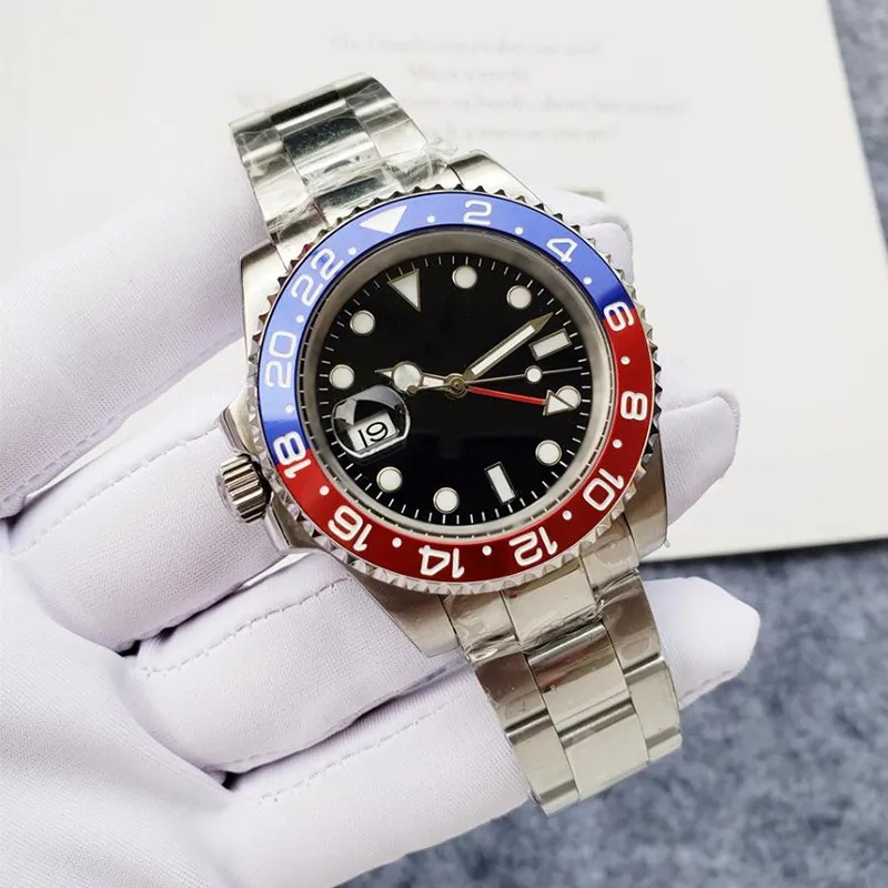 AAAA+ High quality men's cola pepsi watch designer watch luxury top brand series fashion business sports movement sapphire crystal 40MM men