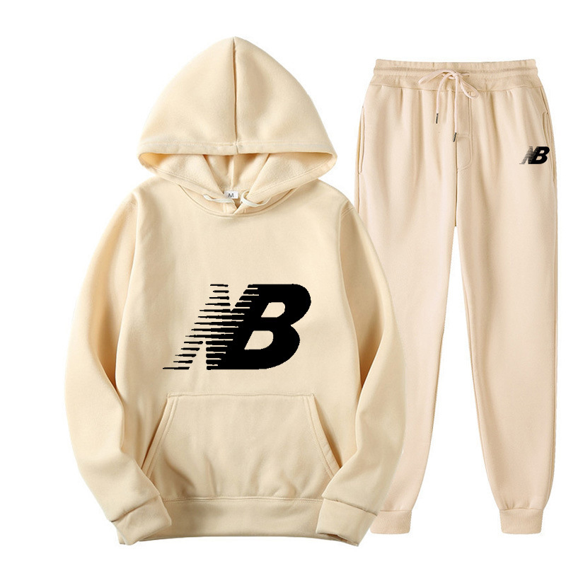 Luxury Mens Tracksuit Womens Designer Hoodie Tracksuits Pullover Hoodies Sweatshirt Fashionable Sportsuits And Pants Print NB Hooded Trousers Spo