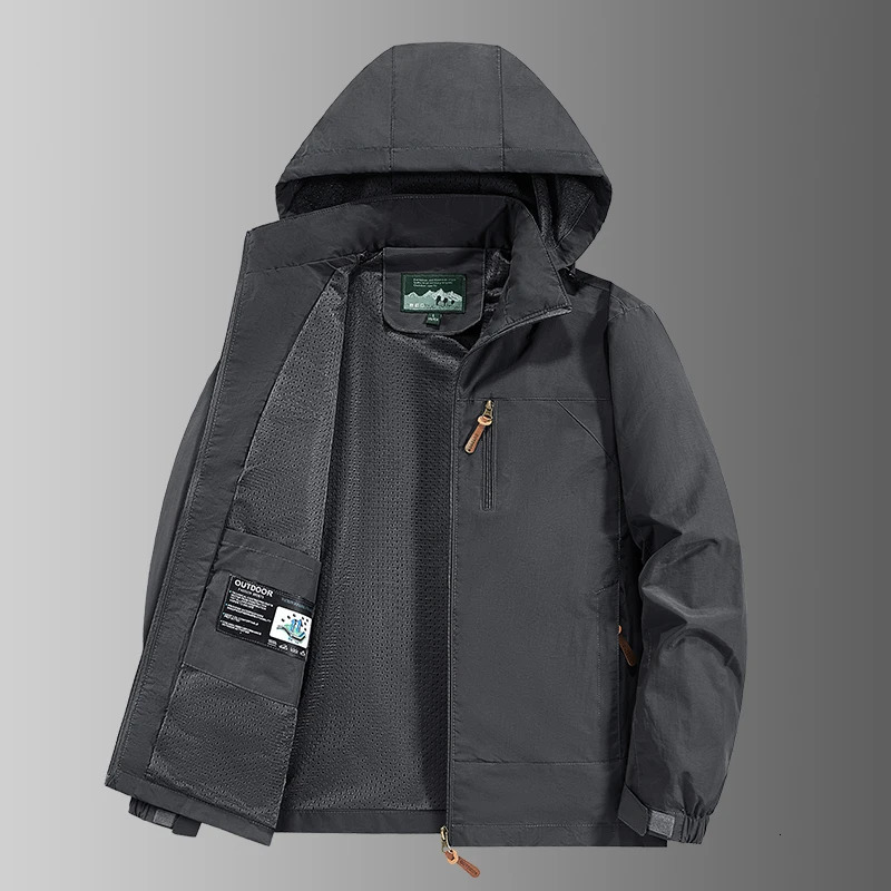 Outdoor Thickened Mountaineering Suit Overcoat Large Size 6XLM Winter Windproof Wool Detachable Hat Jacket Warm Mens 250818