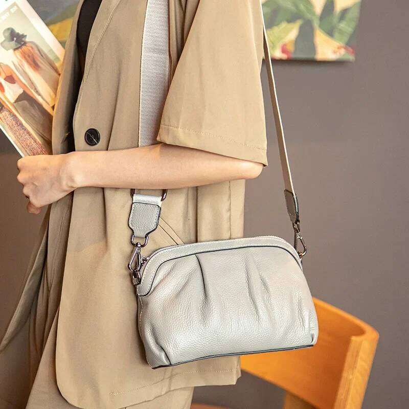 Designer Bags New Chic 3 Straps Cloud Shoulder Bag Green 100% Genuine Leather Women Crossbody Cross Body Bags Small Lovely Girls Purses Luxury Bag