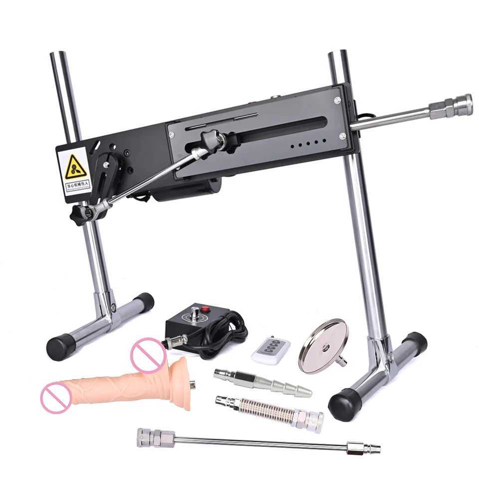 Machine de sexe silencieuse puissante à la bête rugueuse avec attachements pour femmes et hommes Machine de masturbation automatique avec des jou