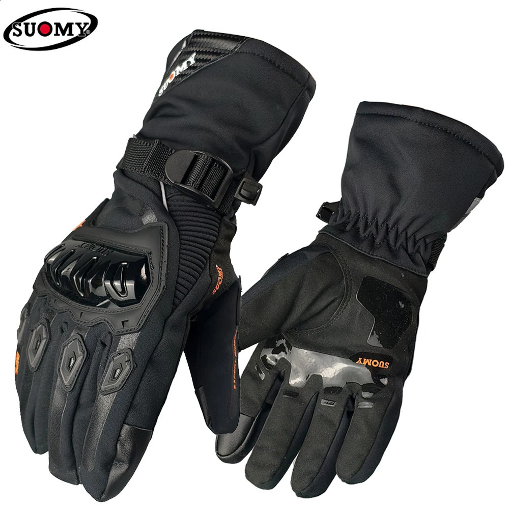SUOMY Motorcycle Gloves Men Waterproof Windproof Winter Warm Moto Biker Motorbike Riding Touch Screen Gant Guantes 250815