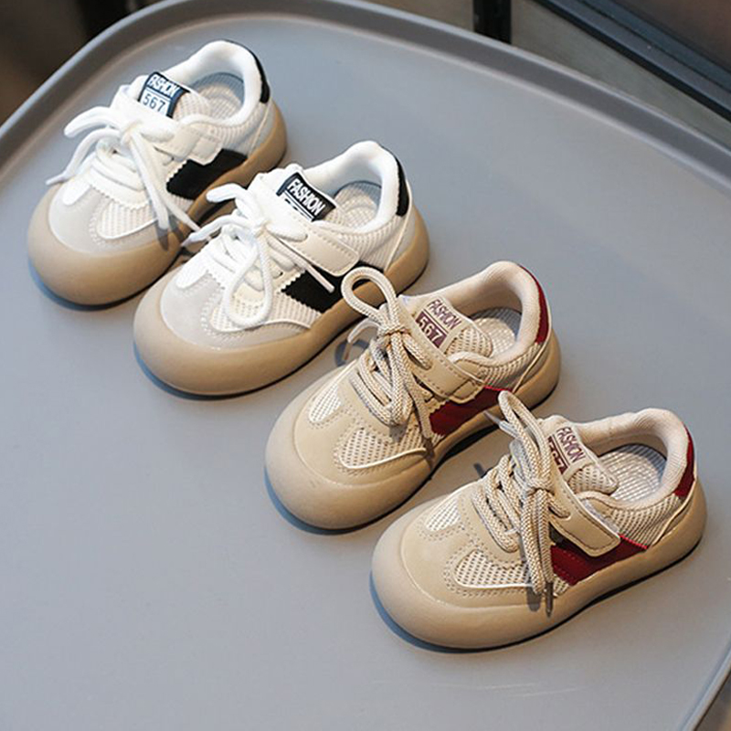 Children's Sneakers Kids Fashion Design White Non-slip Casual Shoes for Boys Girls Breathable Sneakers Toddler Outdoor Shoe Sizes 22 - 31 K0228