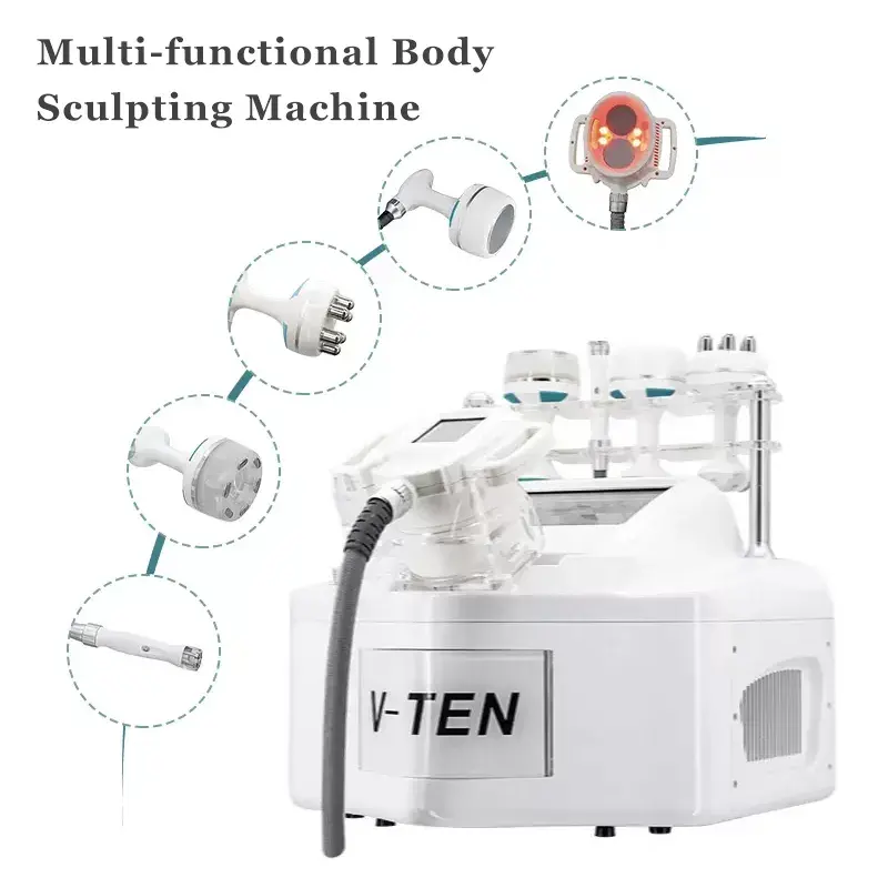 Portable V Ten Body Shaping Vacuum Rf Radio Frequency V10 Body Sculpting Slimming Machine