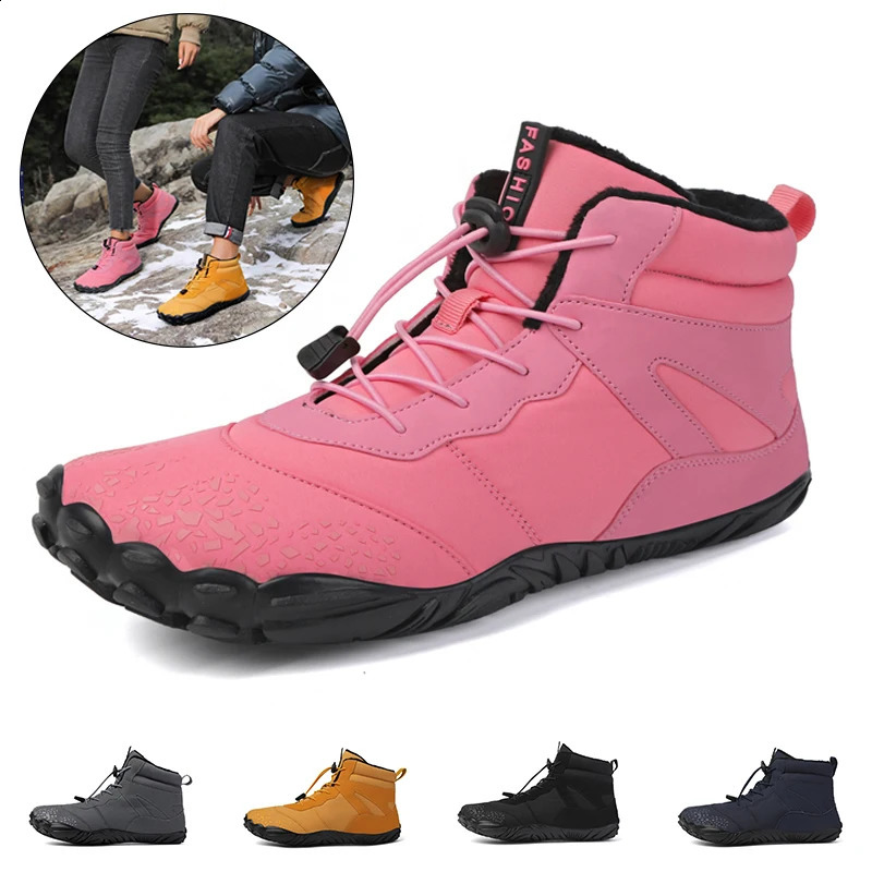 Winter Waterproof ClimbingHiking Boots for Men Women Snow BareFoot Casual Shoes Outdoor Work Working High Ankle Boot 250815