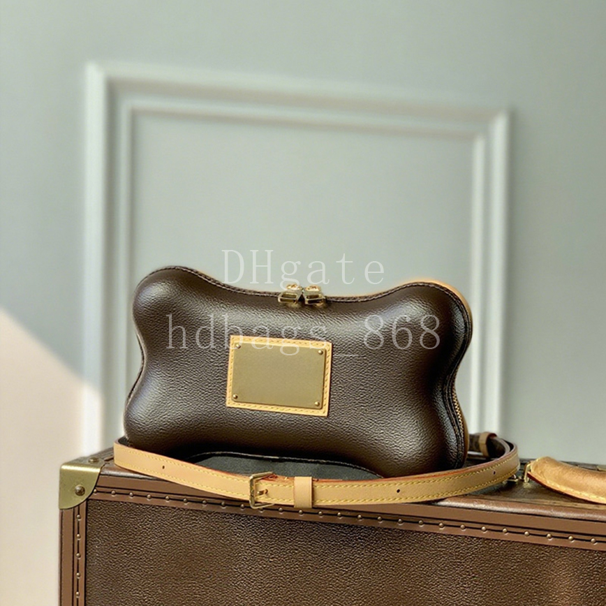 Sacs de créateurs de qualité miroir sac à bandoulière portefeuille portable toile en cuir sacs de corps en cuir 24 cm avec boîte lb15a1