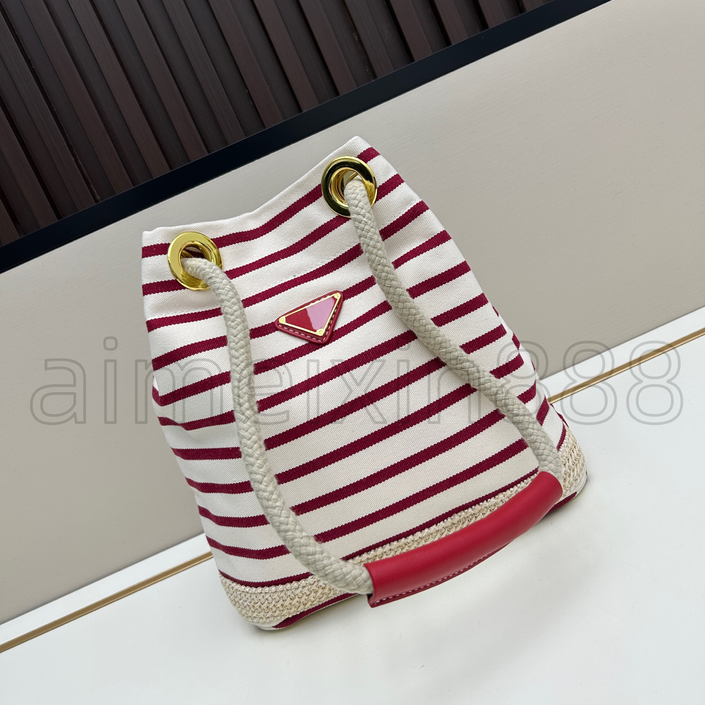 Luxury Mariner Small Fabric Bucket Bag Womens mens Designer bags tote Top quality Suede leather Drawstring Shoulder bag lady handbags nylon fashion