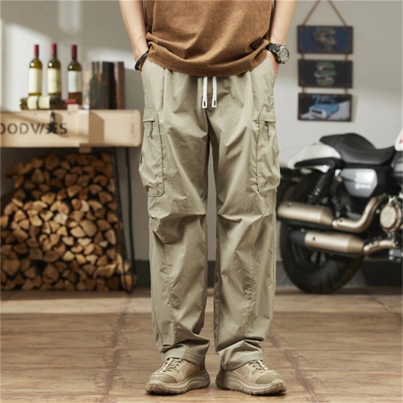 Paratroopers Pants Workers Mens Summer Skin American Straight Casual Cold Sports Big Pocket y250729