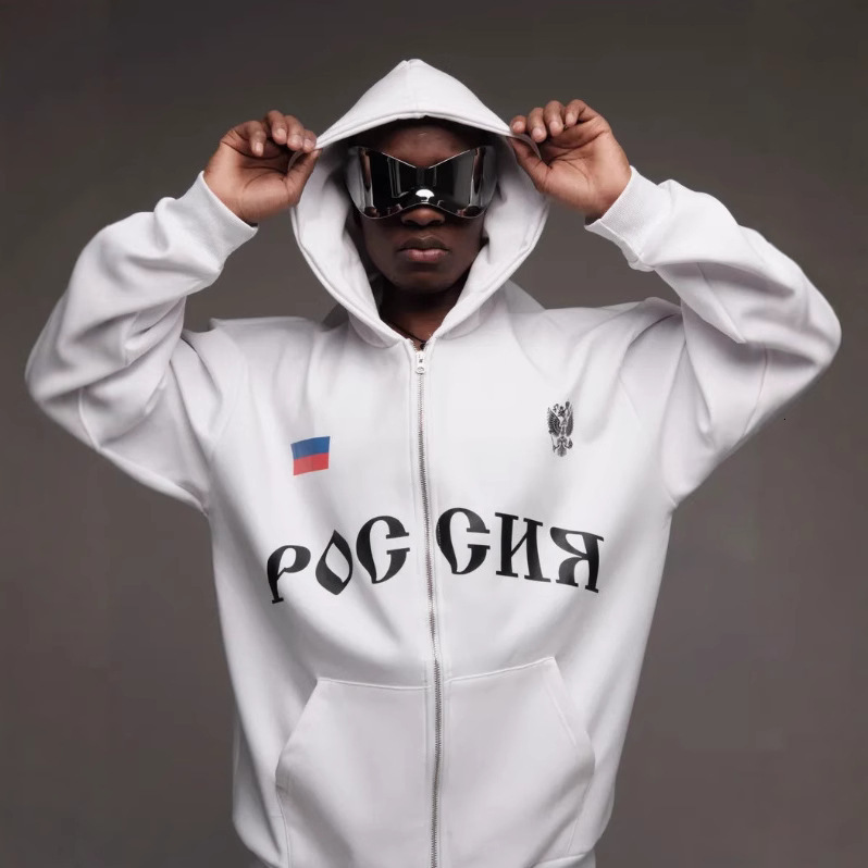 Nouveau sweat à sweat imprimé de marque d'hiver et à capuche hivernale pour hommes avec une doublure en polaire