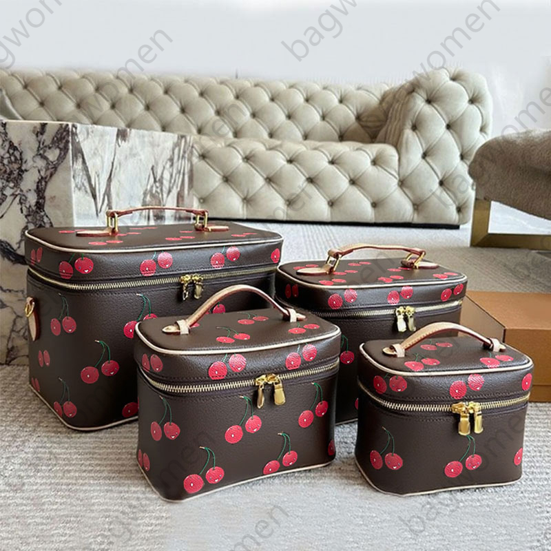 Sac de maquillage de maquillage de maquillage concepteur concepteur de maquillage de maquillage sac de toilette Cherry Vanité Sacs de soirée Luxu