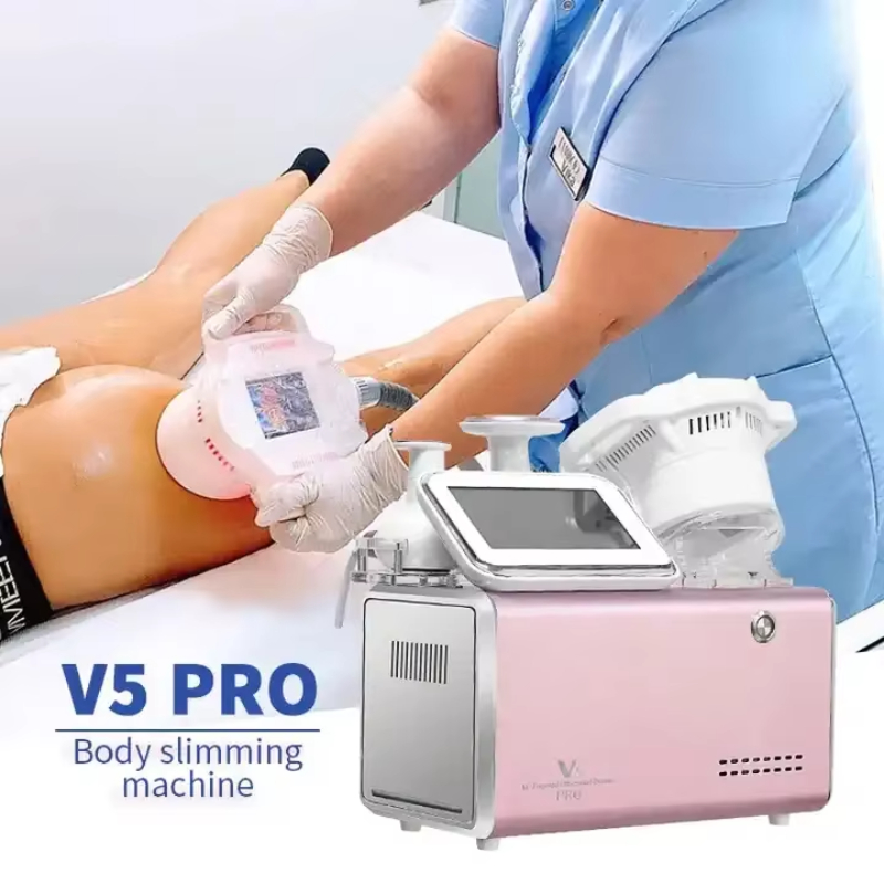 High Quality V5 Pro Vacuum Cavitation Radio Frequency Ultrashape Functional Rf Body Slimming Machine