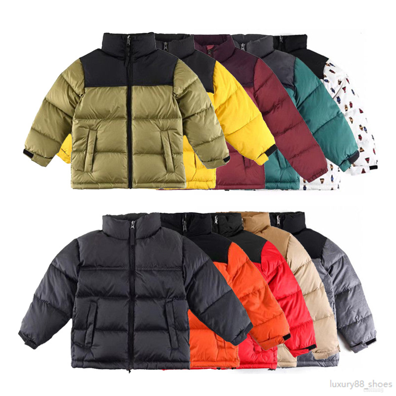 Kids Parka Veste Down Coat Boy Girl Nnf Double G Nom conjointement Vestes à capuche Hotage Hot Remoble Winter Outdoor Snow Ski Tops Outwear Youth