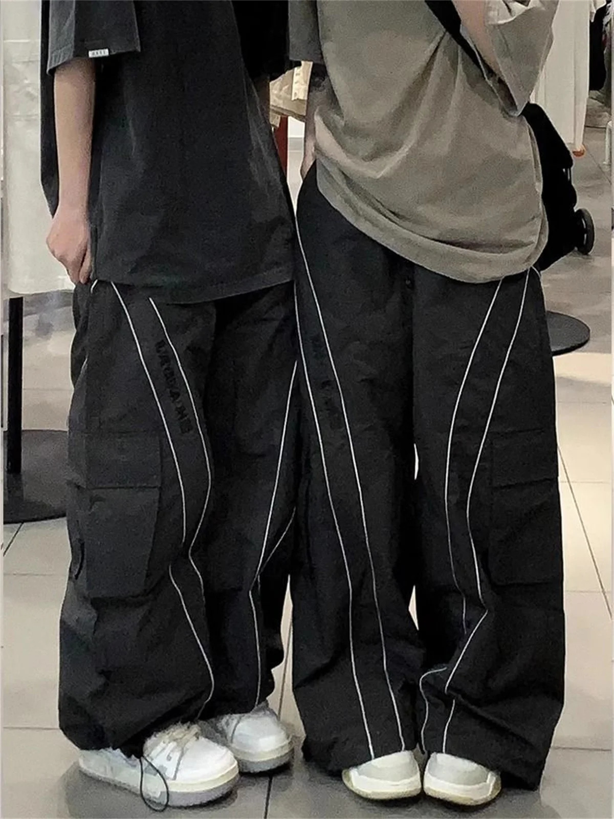 Mens Spring And Summer Plus Size Outdoor Sports Workwear Pants Fashion Loose Versatile Straight Casual 250818