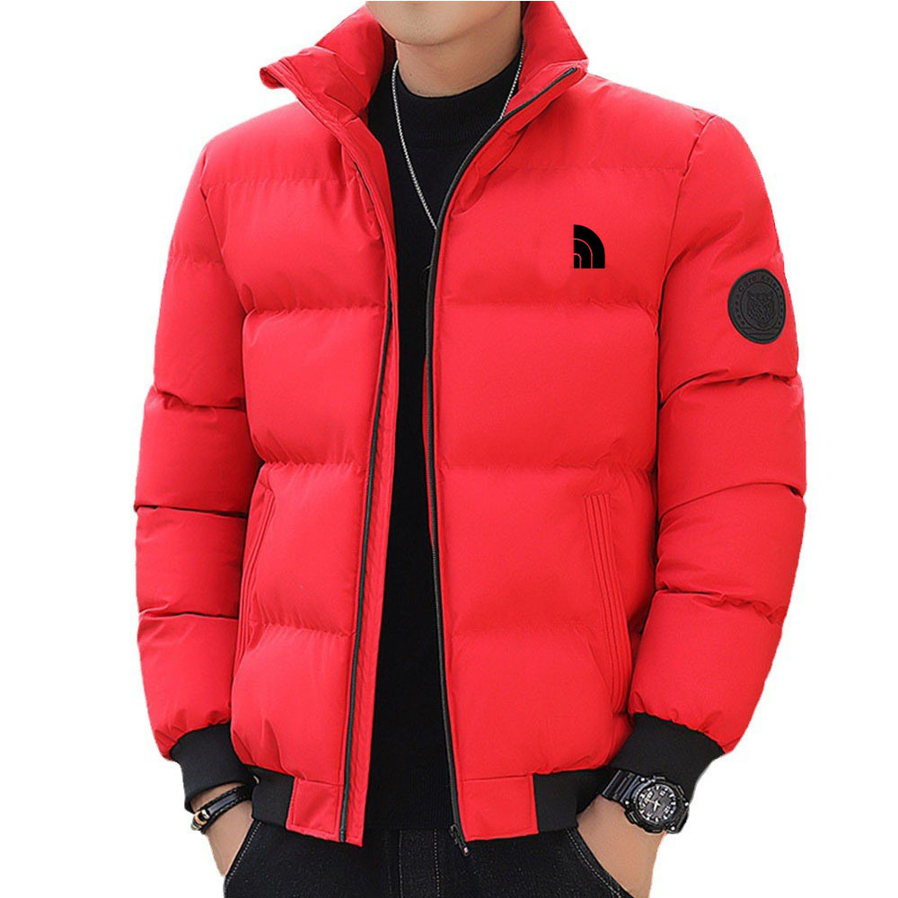 Fashion Designer Jacket Mens Down Parkas Winter Jackets Thin And Light Comfortable Windproof Stand Up Collar Warm Print Cotton Slim Man Zippers Coat